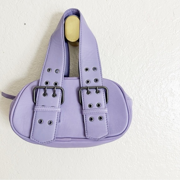 New Free People leather Say Yes Bag lavender - Picture 4 of 8